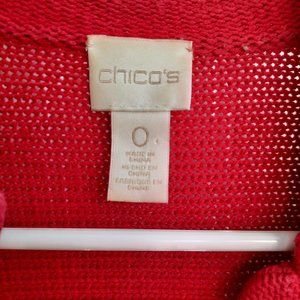 Red Chico sweater- size 0